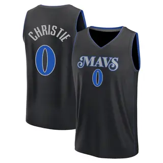 Men's Max Christie Dallas Mavericks Black 2023/24 City Edition Jersey - Fast Break
