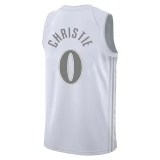 Men's Max Christie Dallas Mavericks White 2024/25 City Edition Jersey - Swingman