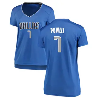 Women's Dwight Powell Dallas Mavericks Royal Jersey - Icon Edition - Fast Break
