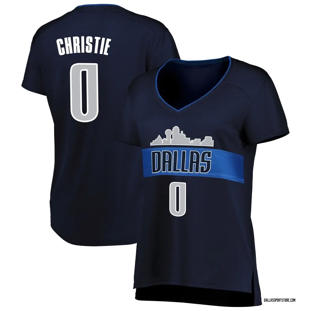 Women's Max Christie Dallas Mavericks Navy Jersey - Statement Edition - Fast Break