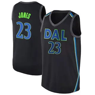 Youth Kai Jones Dallas Mavericks Black Jersey - City Edition - Swingman