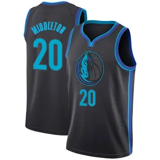 Youth Khris Middleton Dallas Mavericks Anthracite 2018/19 Jersey - City Edition - Swingman