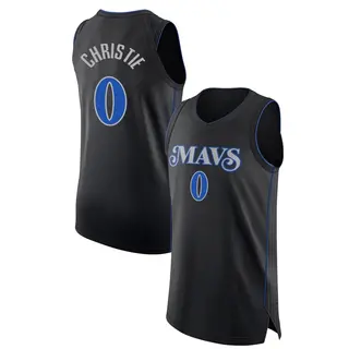 Youth Max Christie Dallas Mavericks Black 2023/24 City Edition Jersey - Authentic