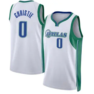 Youth Max Christie Dallas Mavericks White 2021/22 City Edition Jersey - Swingman
