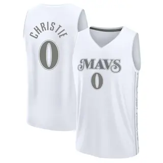 Youth Max Christie Dallas Mavericks White 2024/25 City Edition Jersey - Fast Break