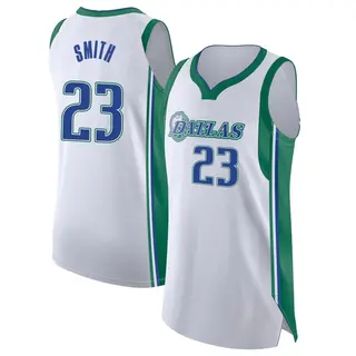 Youth Tyler Smith Dallas Mavericks White 2021/22 City Edition Jersey - Authentic