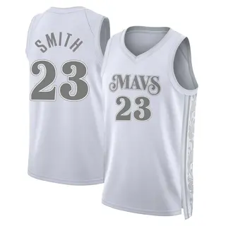 Youth Tyler Smith Dallas Mavericks White 2024/25 City Edition Jersey - Swingman